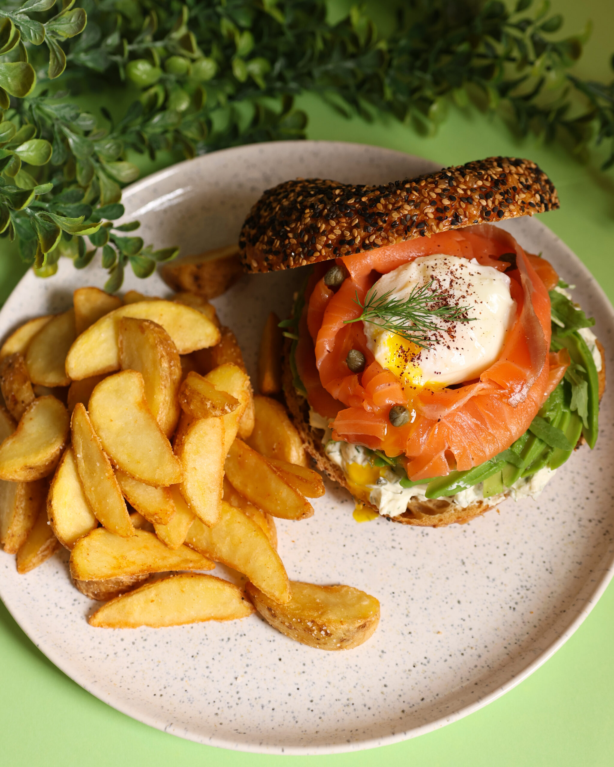 Bagel Salmón | Cocuiza Brunch & Coffee Chueca Madrid